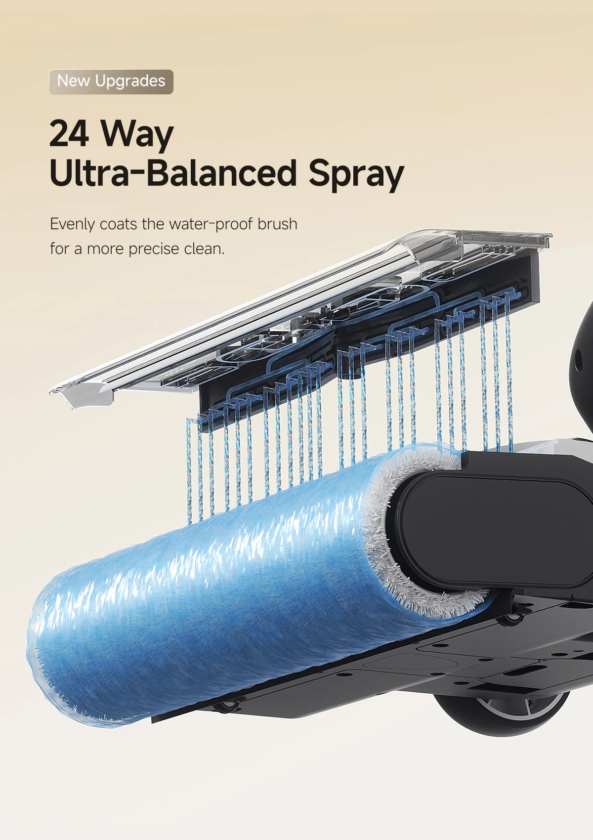 UWANT D500 Sladdlös Våt Torr Dammsugare 17000Pa 65C Självrengöring