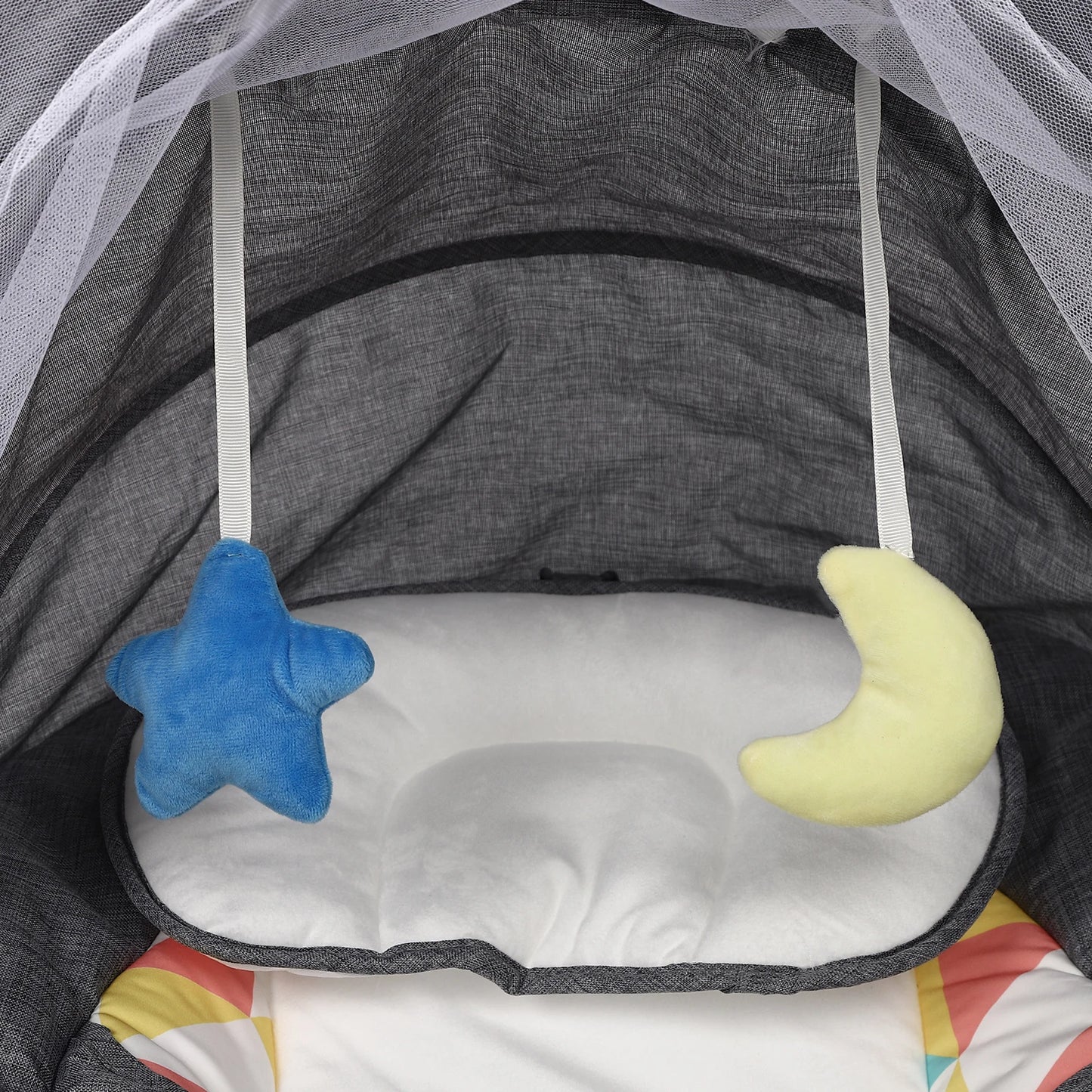 🛏️ Elektrisk Babysäng Gungstol med Musik – För Barn 0–1 år