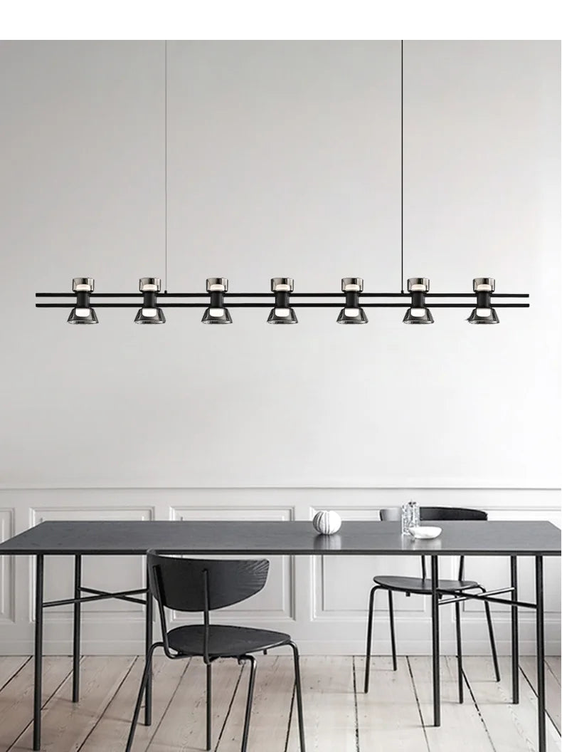 Nordisk LED-ljuskrona – Lyxig Design för Restaurang, Bar & Köksö