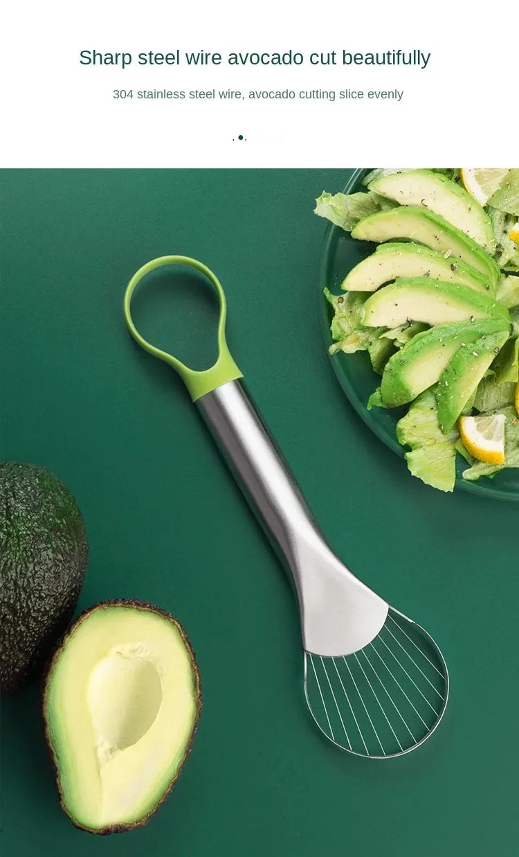 🥑 Avokadokniv i Rostfritt Stål – Frukt- & Grönsaksskärare | Praktiskt Kökstillbehör