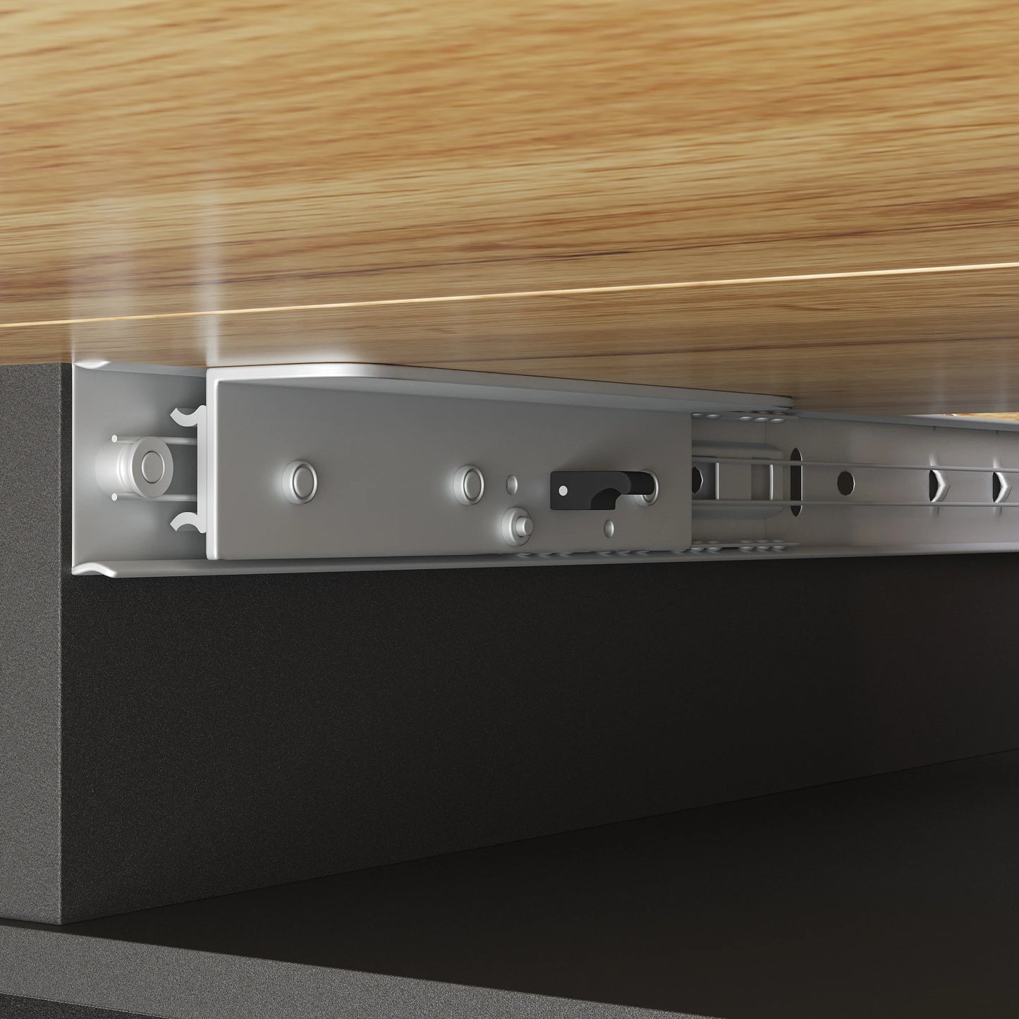 Utdragbart Matbord med Förvaring – Modern Design för Kök & Vardagsrum (110–140 × 80 cm)