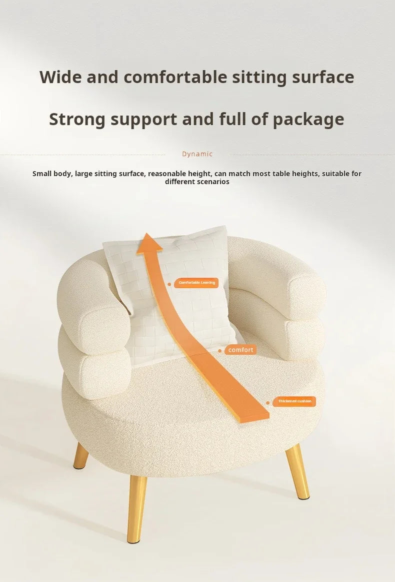 Fluffig 1-sits Soffa – Nordisk Lyx för Vardagsrum & Sminkhörna