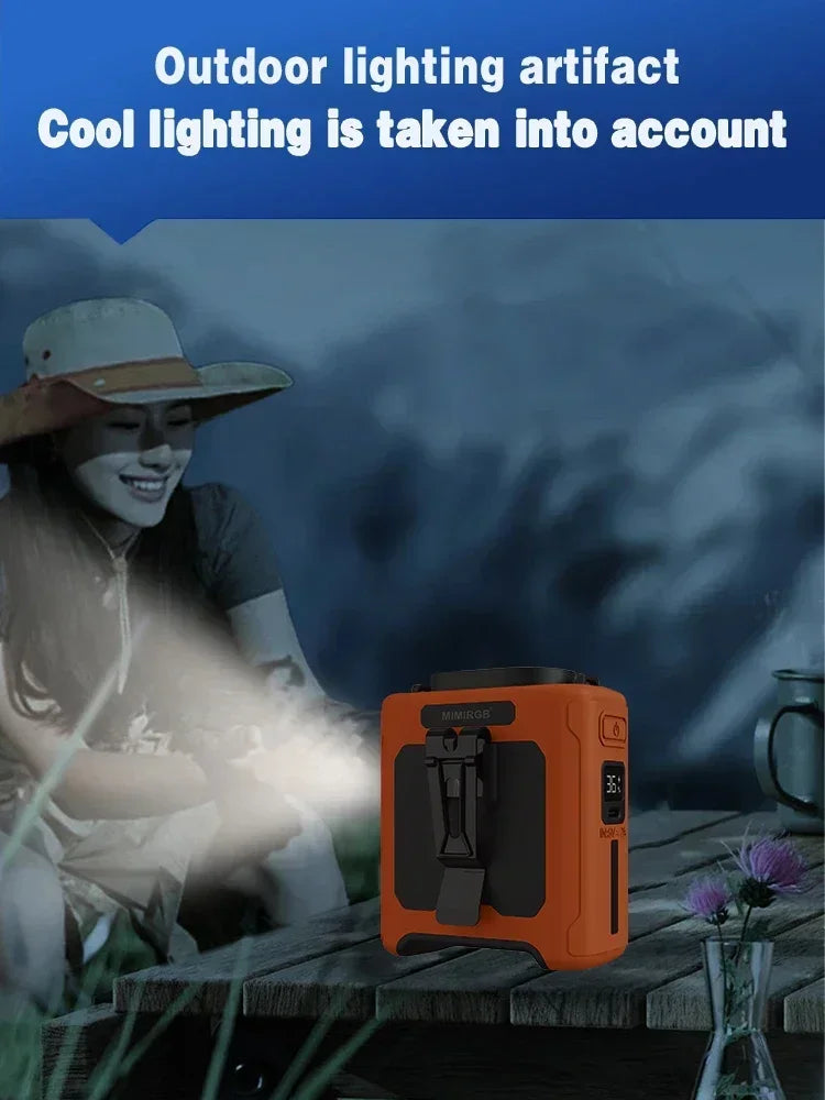 Portabel Midjefläkt 10000mAh