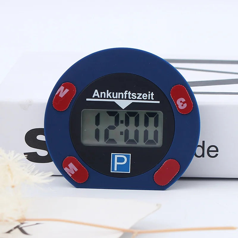 Elektronisk Parkeringsskiva – LCD Dubbel Display – Automatisk Tidtagning