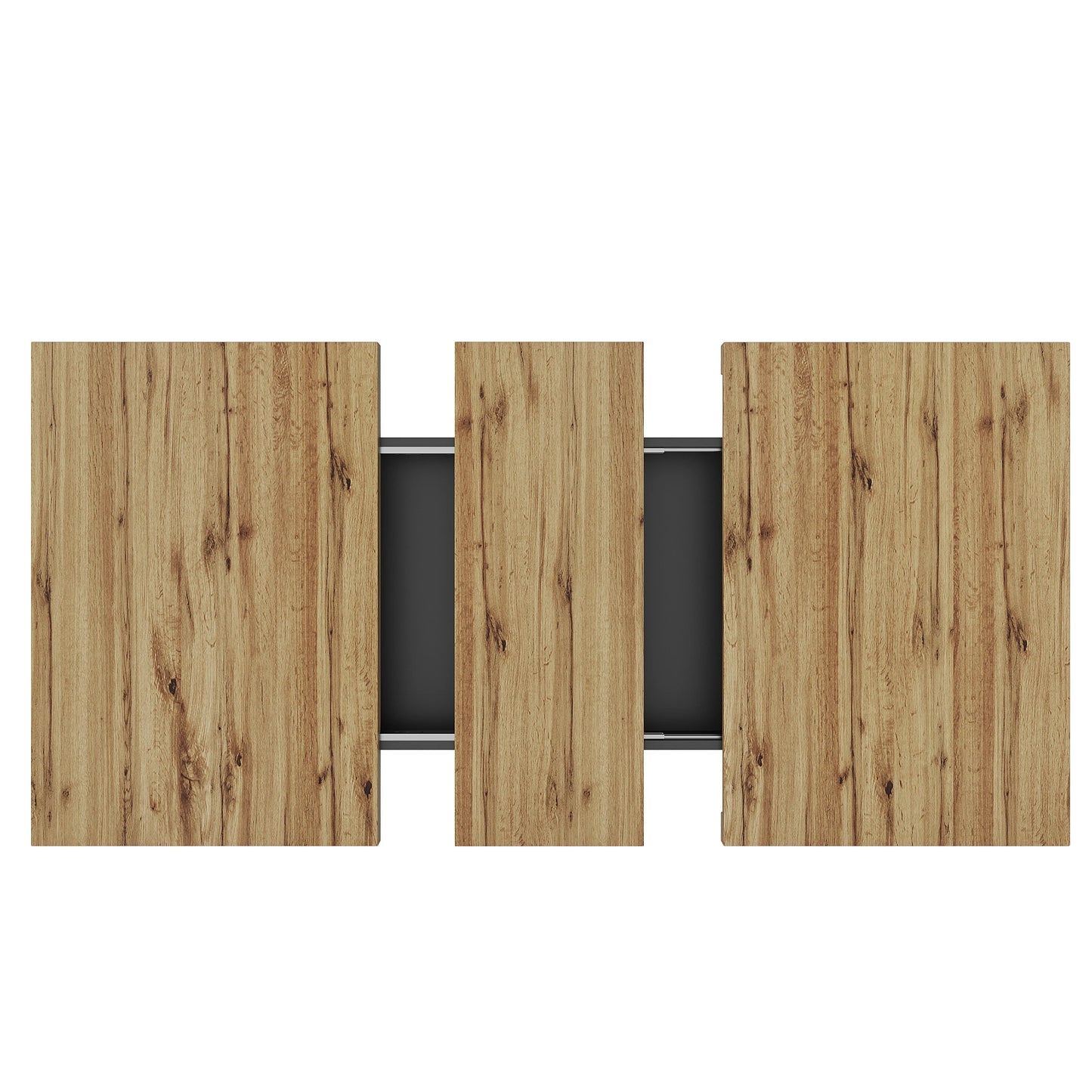 Utdragbart Matbord med Förvaring – Modern Design för Kök & Vardagsrum (110–140 × 80 cm)