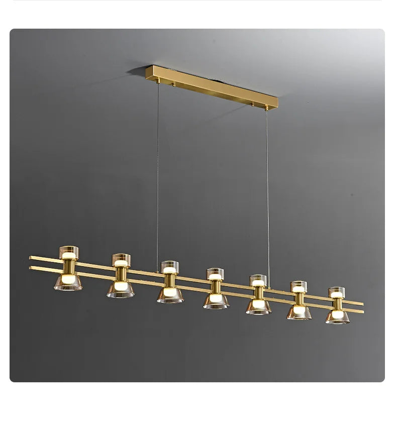 Nordisk LED-ljuskrona – Lyxig Design för Restaurang, Bar & Köksö