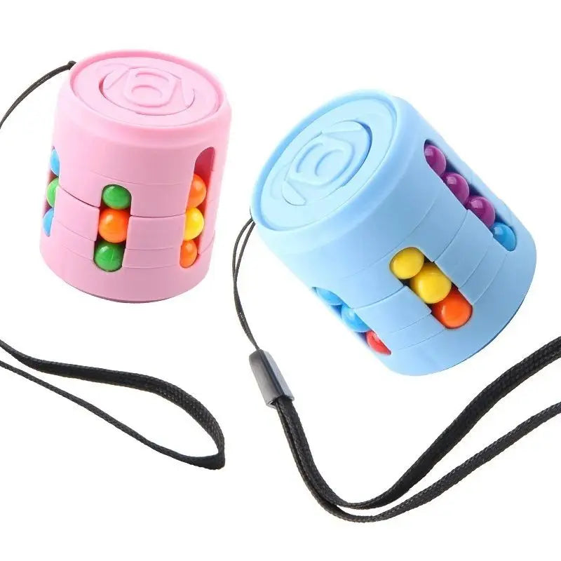 Multifunktionell Fidget Spinner – Färgglada Bönor & Stresslindring – För Barn & Vuxna