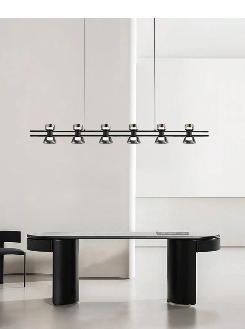 Nordisk LED-ljuskrona – Lyxig Design för Restaurang, Bar & Köksö