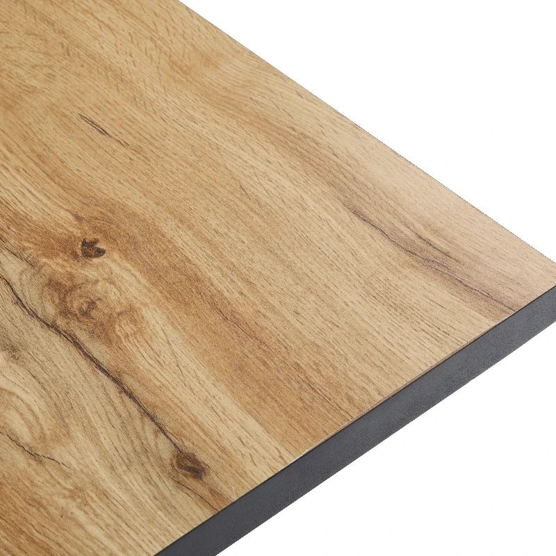 Modernt Träfärgat Matbord – Elegant Design för Kök & Bistro