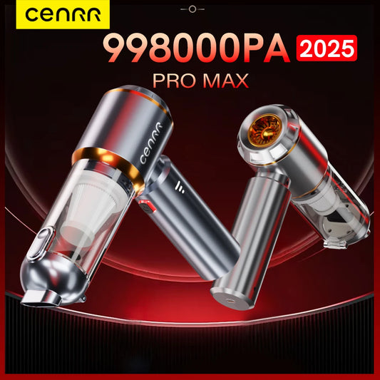 CENRR Pro Max Trådlös Dammsugare – 998000PA, 3×2000mAh, Blås &amp; Sug