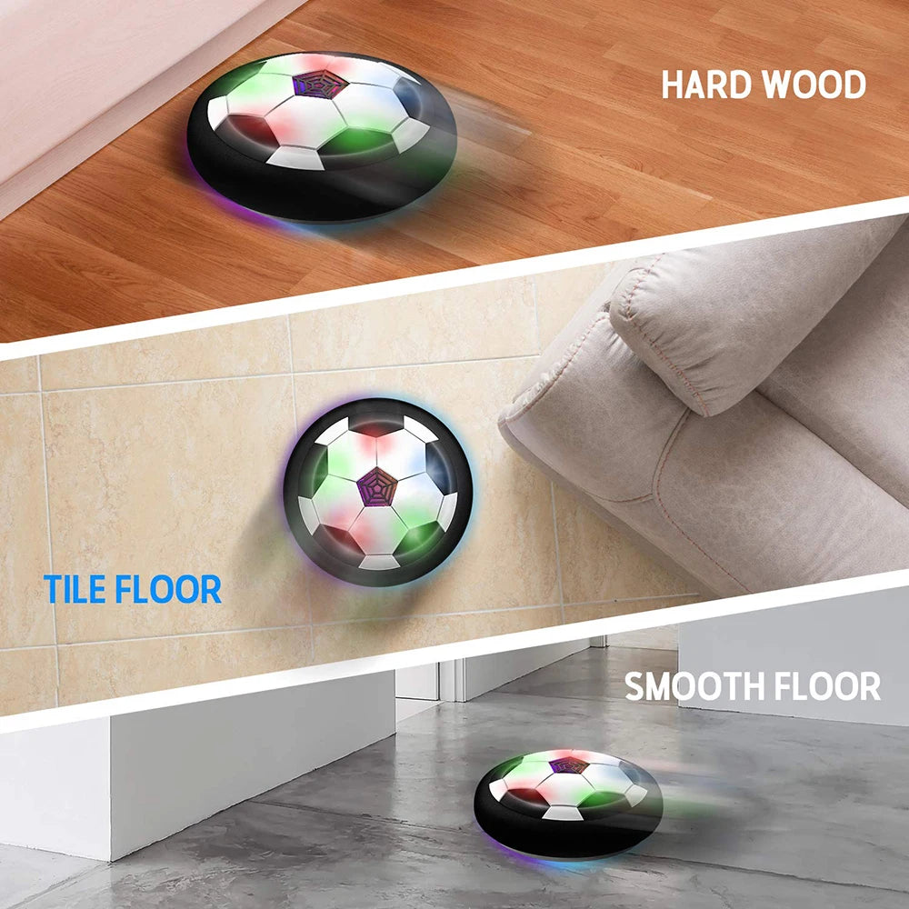 LED Hover Fotboll – Flygande Boll med Ljus – För Inomhus & Utomhuslek – 18cm