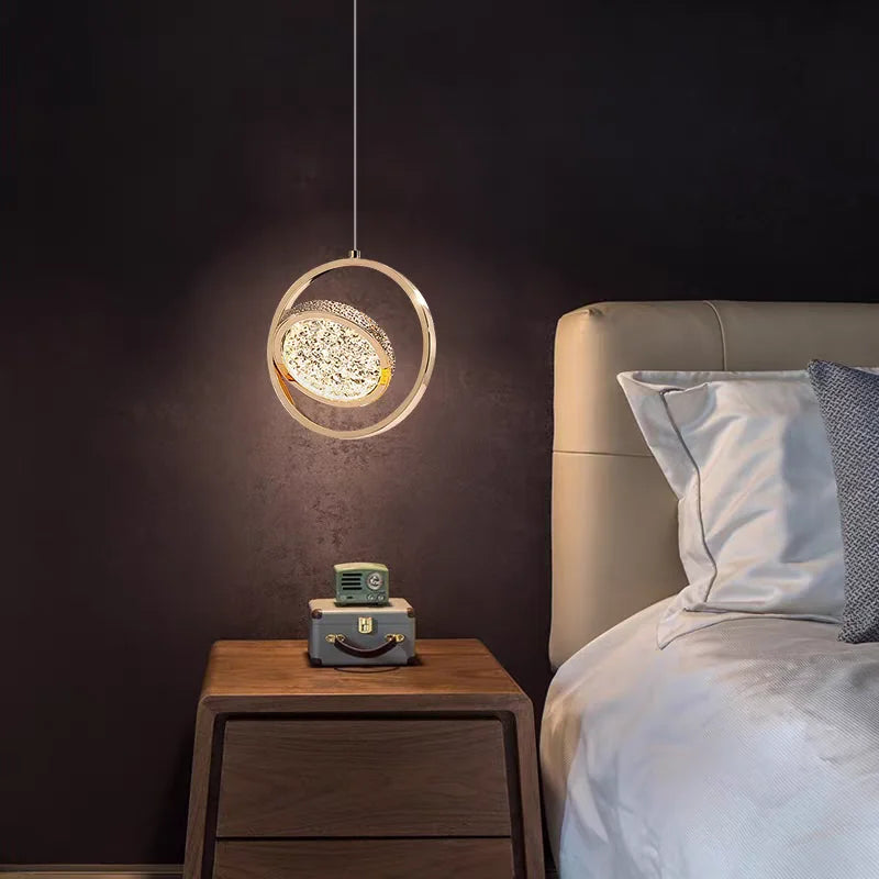 Modern LED Pendellampa – Lyxig Designlampa för Sovrum, Vardagsrum & Entré