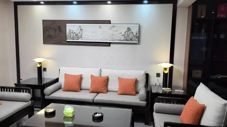 Italiensk Bordslampa – Minimalistisk Design i Akryl & Metall