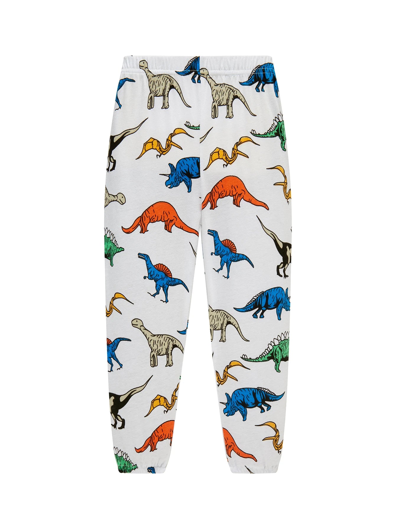 Bomullspyjamas för Pojkar – Dinosaurieprint, Mjuk & Andningsbar (1–8 år)