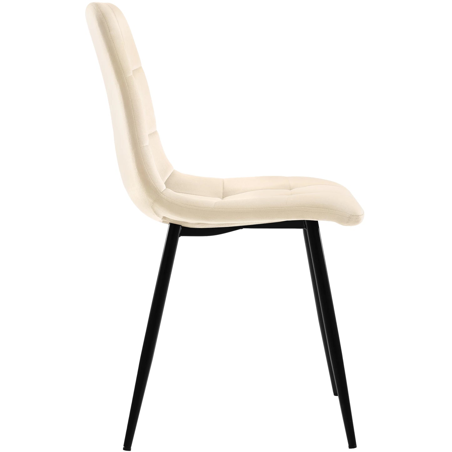 Matgrupp (5 delar) – Modernt Matbord med 4 Stolar, 140×80 cm