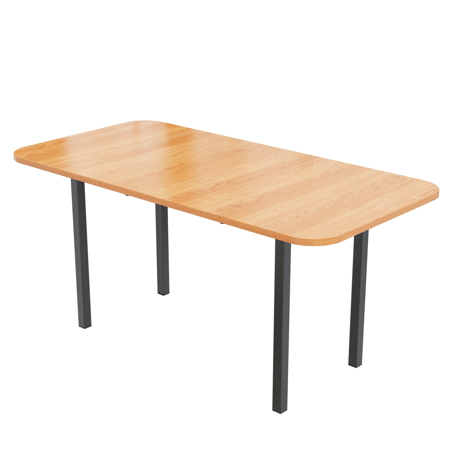 Utdragbart Matbord i Naturlig Träfärg – 120–160 cm för Vardagsbruk & Fest