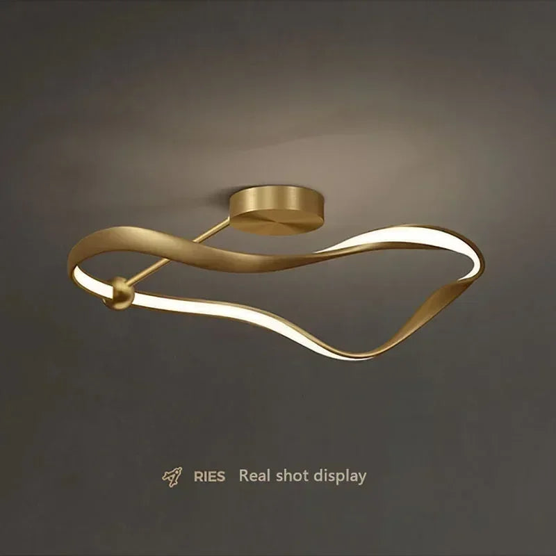 Modern LED Taklampa – Nordisk Lyx för Sovrum, Matsal & Restaurang