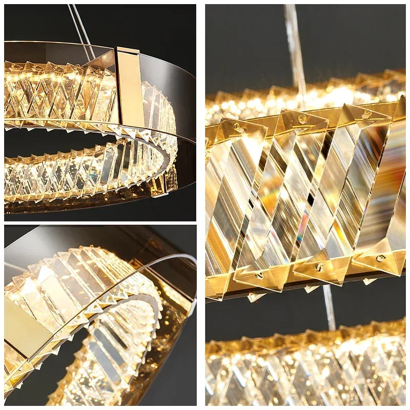 Kristalltaklampa med LED – Lyxig & Dimbart för Sovrum, Matsal & Vardagsrum