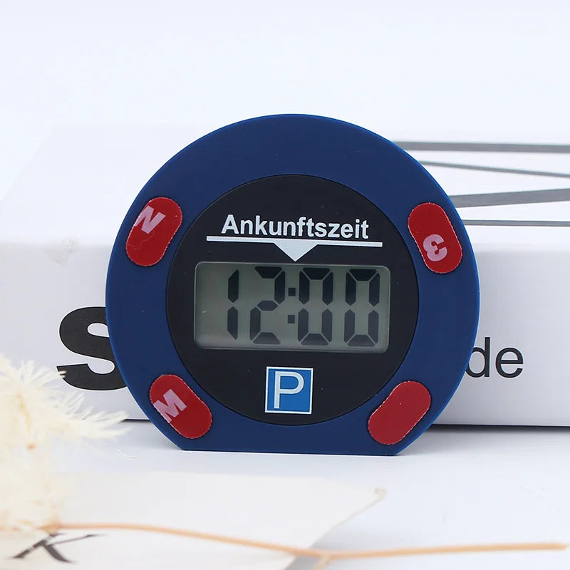 Elektronisk Parkeringsskiva – LCD Dubbel Display – Automatisk Tidtagning