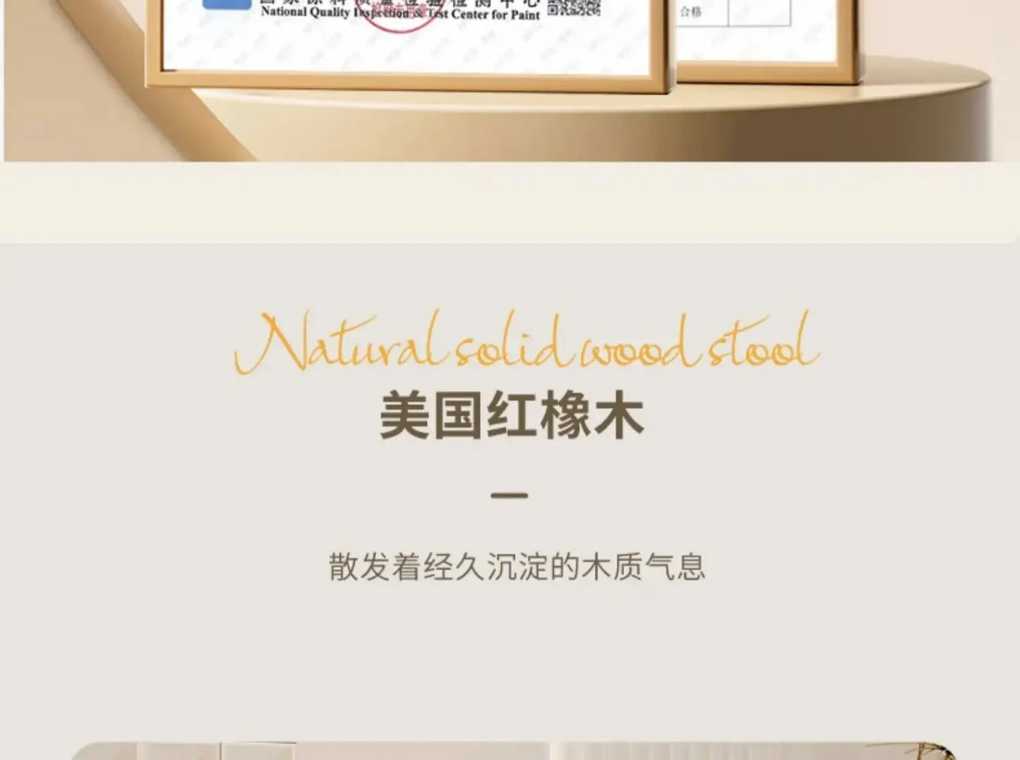 Nordisk Rund Soffbordssats – Modern Design i Trä & Vit Metall