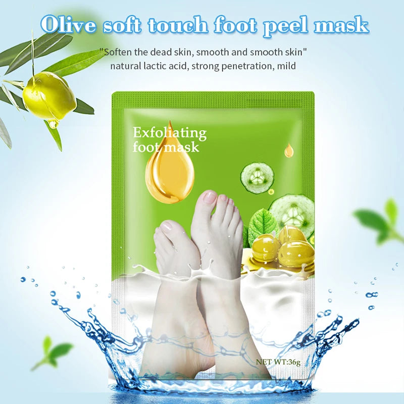 Fotmask 1-pack – Exfolierande & Återfuktande Pedikursockor | Mjuka Fötter på 1 Vecka