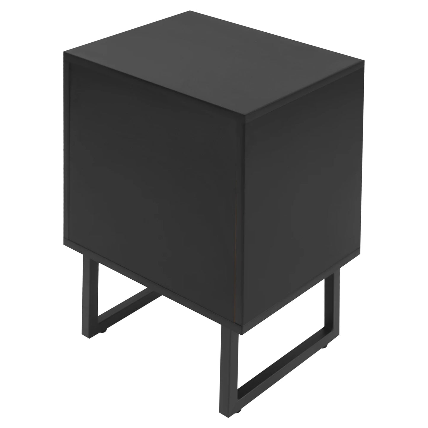 Kompakt Sängbord med Låda – 3 Nivåer & Rullhjul (39 × 29 × 56 cm)