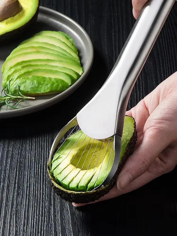 🥑 Avokadokniv i Rostfritt Stål – Frukt- & Grönsaksskärare | Praktiskt Kökstillbehör