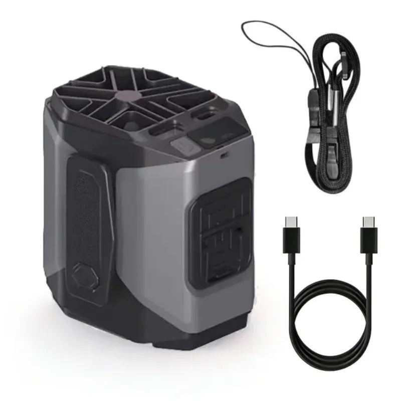 Portabel Midjefläkt 10000mAh