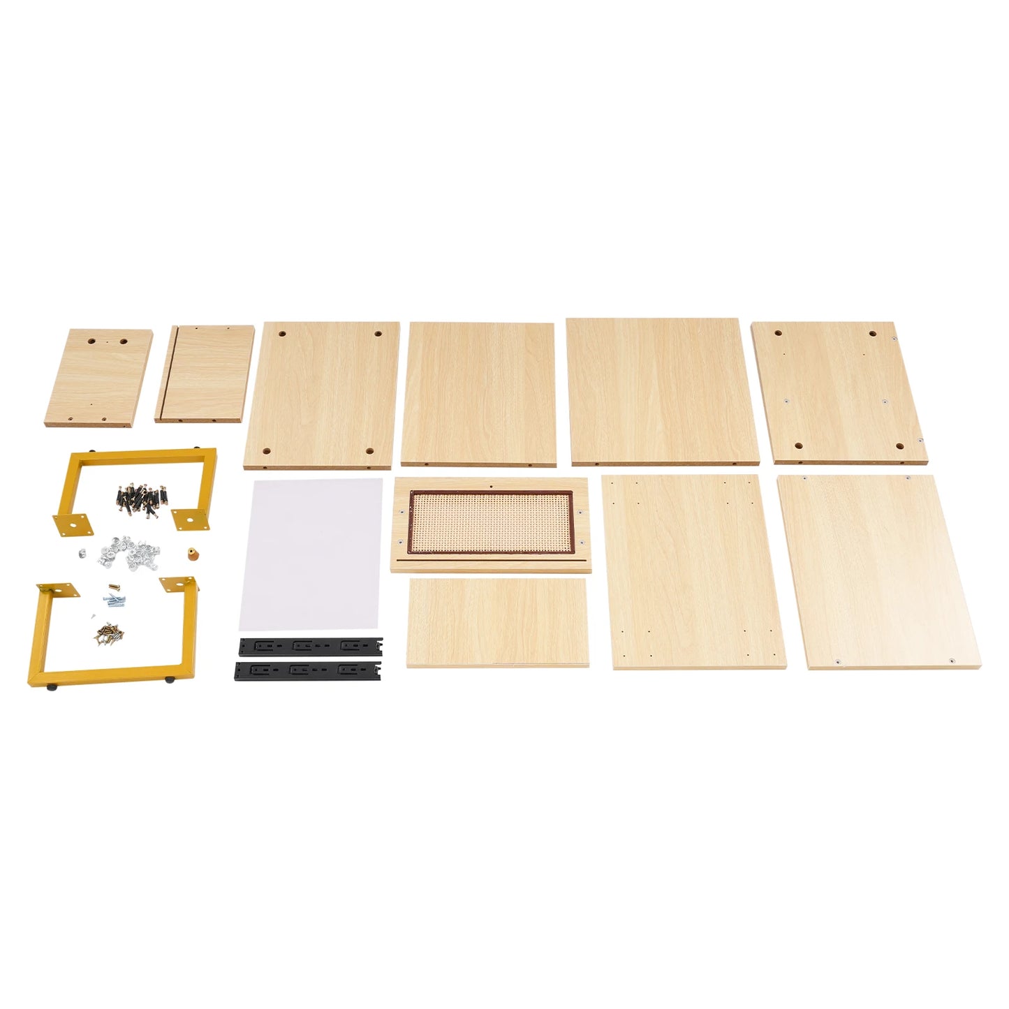 Kompakt Sängbord med Låda – 3 Nivåer & Rullhjul (39 × 29 × 56 cm)