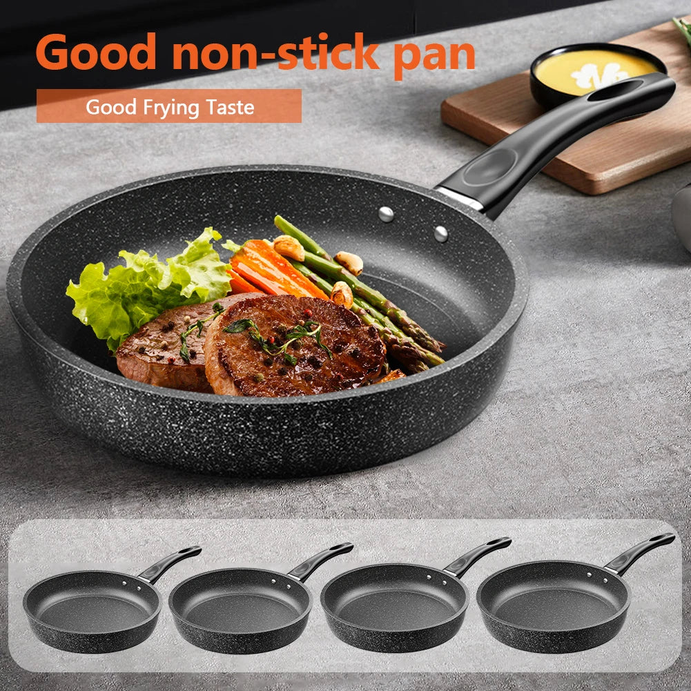 Nonstick Stekpanna – Maifan Stone – 22/24/26/28 cm – För Induktion & Alla Spisar