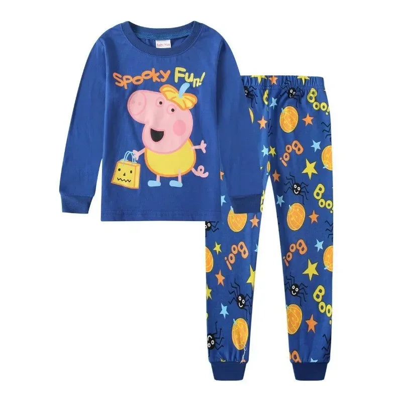 Pyjamas med Peppa Pig & Rörlig Docka – För Flickor & Pojkar