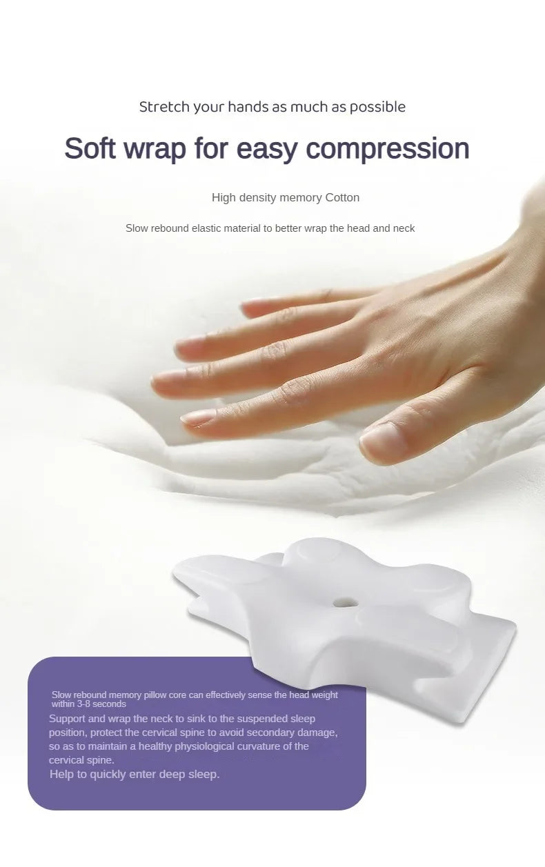 Ergonomisk Nackkudde i Memory Foam – Ortopedisk
