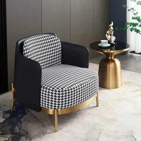 Nordiskt Soffbord i Metall & Glas – Lyxig Rund Design för Vardagsrum & Sovrum