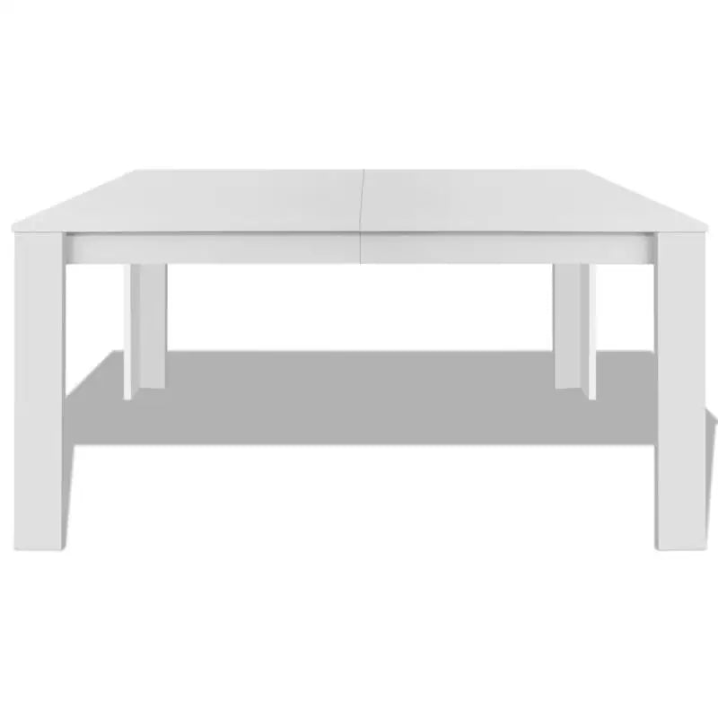 Vitt matbord 140 × 80 cm – modern och lättskött design