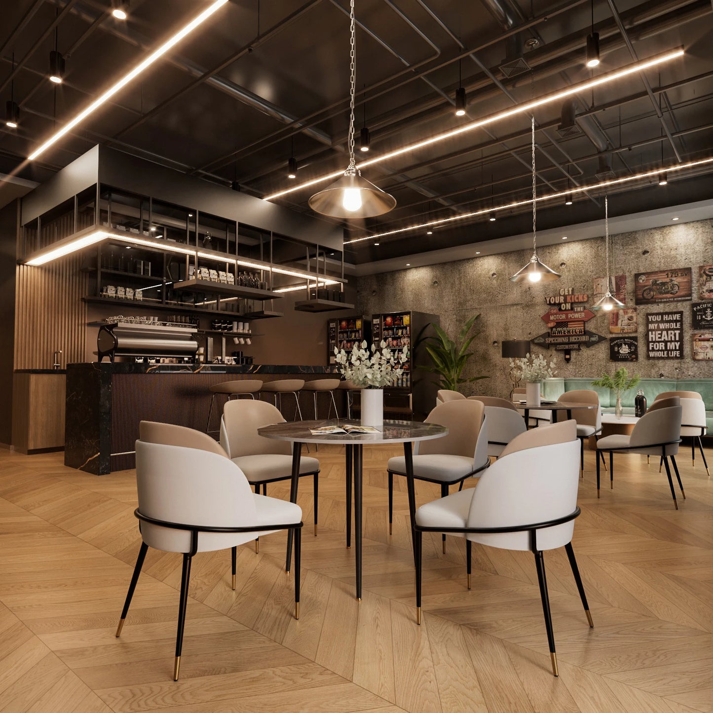 LUVODI Lyxigt Set med 2 Matstolar – Mikrofiberläder, Modern Design för Kök, Matsal och Vardagsrum