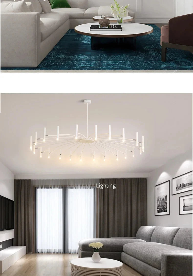 Minimalistisk Taklampa – G9 LED Pendel för Hemmets Inredning