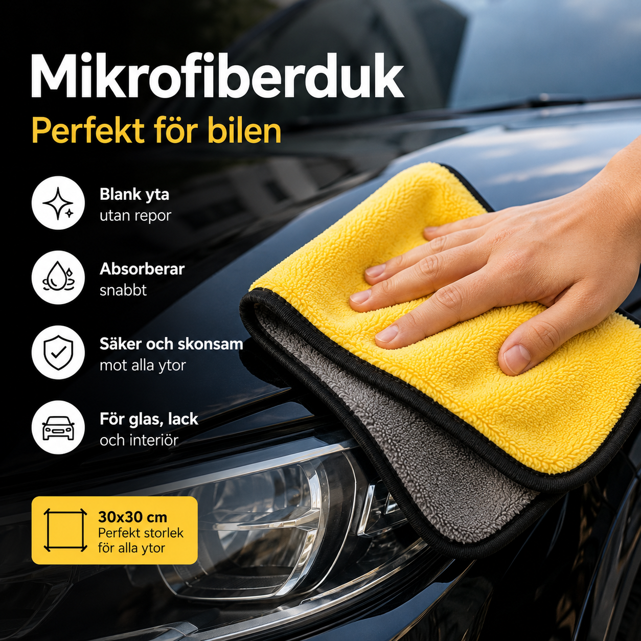 Mikrofiberdukar 3- 5 -10 Pack